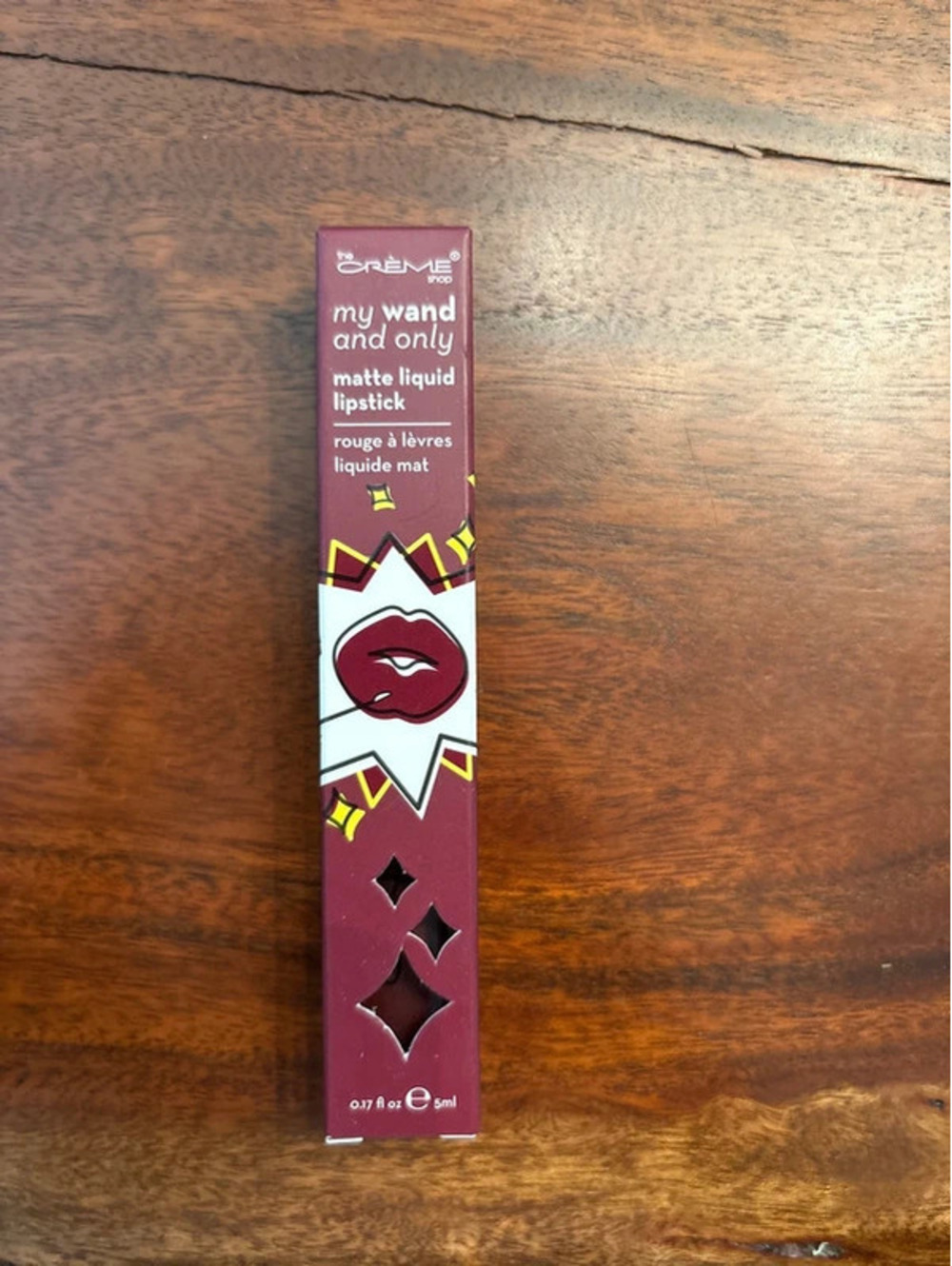 NEW The Crème Shop My Wand and Only Matte Liquid Lipstick Wine Not 5ml
